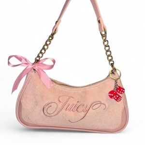 Y2K Inspired Pink Dice Keychain